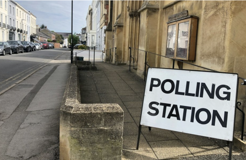 A polling station