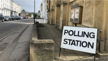 A polling station